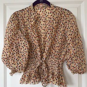 Polka dot Garcia Top.